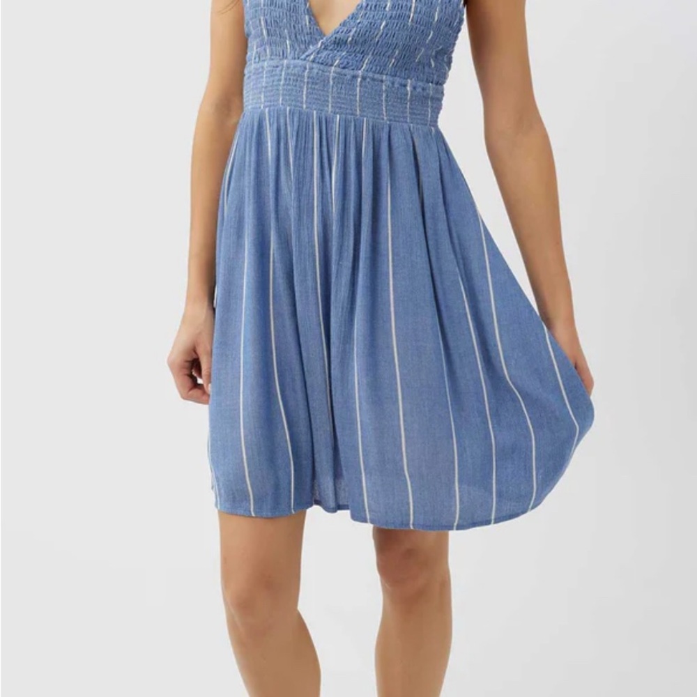 NWT O’Neill Beatrix Dress Blue with White Stripes Size S